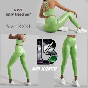 Buffbunny Holographic Green Legging